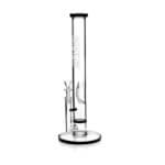 GRAV | Large Straight Base w/ Disc Water Pipe - Black Accent