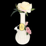 My Bud Vase Rose Water Pipe - Pink or Ivory | Elegant Flair with a Vintage Twist