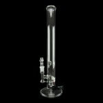 ROOR Tech | 18" Mini Clear Fixed 45mm x 5mm Straight Water Pipe | Elevate Your Experience with Crystal Clarity