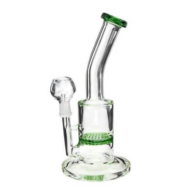 USA 6.5" Honeycomb Mini Oil Rig - 14mm - 01