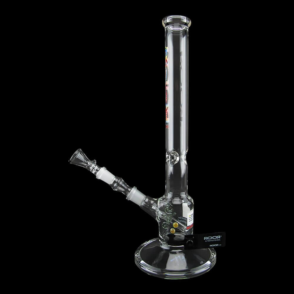 Roor 14″ Snapper Bong 32x4mm With Ice Pinch - Tie-Dye 01