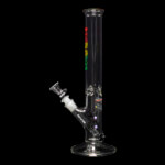 ROOR | Classic 14" Straight Tube 45x5mm - Rasta | Iconic Glass Artistry Meets Smooth Experience