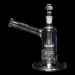 ROOR Tech | Fixed Stem 8" 10-Arm Tree Bubbler - Too Blue | Elevate Your Smoke Session with Precision