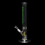 ROOR | Classic 18" Straight Water Pipe 50x7mm - Green | Elevate Your Smoke with Timeless Craftsmanship