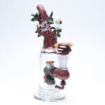 Empire Glassworks | Hootie's Tree Mini Water - 14mm Themed | A Whimsical Forest Companion for Your Sessions