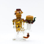 Empire Glassworks | Mini Water Pipe Beehive - Bee-utiful Glass Art Piece | Elevate Your Glass Collection