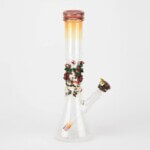 Empire Glassworks | Hootie's Forest Beaker Water Pipe | The Nature Lover's Delight