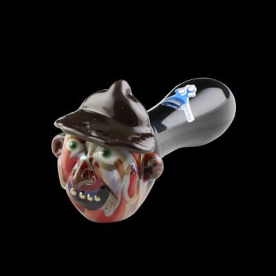 Chameleon Glass Freddy Krueger Hand Pipe 01