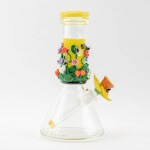 Empire Glassworks | Baby Beaker - Spring Flowers | Bloom Into Relaxation with Nature's Finest