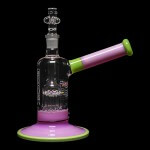 ROOR Tech | Fixed Stem 8" 10-Arm Tree Bubbler - Pink & Mint | Colorful Classic Meets Modern Innovation