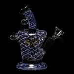 Diamond Glass | Krabs Water Pipe - Violet | Artful Elegance, Functional Flair