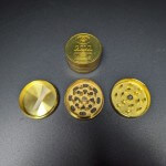 420º Below | 40mm 3 Part Gold Zinc Alloy Grinder