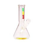 Antidote 8" Scientific Rasta Beaker Water Pipe | Elevate Your Smoking Experience with Vivid Colors