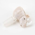 Empire Glassworks | 14mm White Rhino Bowl | Illuminate Your Sessions Like Never Before