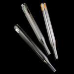 420º Below Colorful Clear Glass Dab Straw - Made In USA | Enhance Your Smoking Ritual with Style