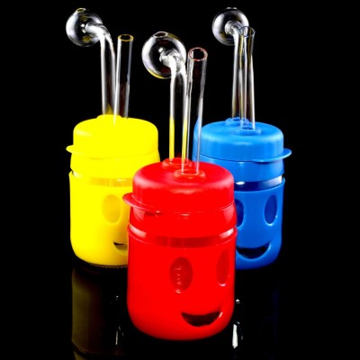 Colorful Smiley Face Oil Burer Rig